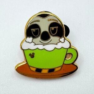 SDR Zootopia Flash Sloth Latte Coffee Tea Cup Hidden Mickey Shanghai Disney Pin